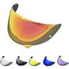 Generico Visiera compatibile casco HJC C10 E C71 pinlock ready hj-34p (Rosso)
