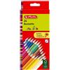 Herlitz 10412039 laápiz: - Pennino di:, Multicolore, triangolare, Multi)