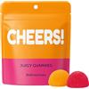 BioEssentials Cheers! Pre-Game - Gummies Recupero Post-Celebrazione - DHM 910mg & Vitamina C - Supporto Fegato & Antiossidante - Blue Ginger 120mg & Curcuma + Complesso B Zinco - 18 Packs