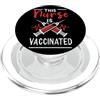 Vaccinazione detti per infermieri pro va Nurse Is Vaccinated Questa infermiera è vaccinata vaccino PopSockets PopGrip per MagSafe