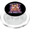 Feed Me Donuts And Tell Me Im Pretty Cor Nutrimi ciambelle e dimmi che sono abbastanza Corgi PopSockets PopGrip per MagSafe
