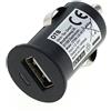 OTB Cavo di ricarica da auto (12 V/24 V) per USB TINY 1 A, nero