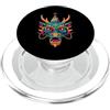 Mythic Party Creatures Design con cappello da festa a forma di drago PopSockets PopGrip per MagSafe