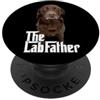 Raf THE ARTIST Designs The Lab Father Brown Labrador Chocolate Retriever Dad Dog PopSockets PopGrip Adesivo