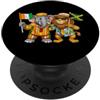 Cote D'Ivoire Jamaica Ivory Coast Roots Bandiera Giamaica Costa d'Avorio Radici giamaicano-avoriane PopSockets PopGrip Adesivo