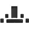 ULTIMEA 7.1 Canali Sistema Audio Surround, Soundbar Dolby Atmos con 4 Altoparlanti Surround, VoiceMX, BassMX, 420W Potenza di Picco Sound Bar per Smart TV, HDMI eARC, Controllo via App, Aura A60 Pro