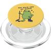 Funny Frog Hockey Co. Affrontiamo il giocatore di hockey Dawn Frog PopSockets PopGrip per MagSafe