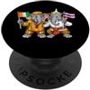 Cote D'Ivoire Ivory Coast Thailand Roots Bandiera Thailandia Costa d'Avorio Tailandese-avoriane PopSockets PopGrip Adesivo