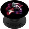 Halloween Retro 80s 90s Funny Pop Art Sc Karl Marx Zombie Undead suonare la chitarra comunista comunista PopSockets PopGrip Adesivo