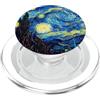 Bahaa's Tee Maglietta Notte Stellata, pittore di Vincent Van Gogh PopSockets PopGrip per MagSafe