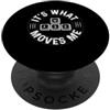 MathWare Nerdy Funny WASD È ciò che mi muove Giocatore di videogiochi PopSockets PopGrip Adesivo