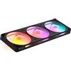 NZXT F360 RGB - Ventola RGB PWM Monoscocca 360mm - Nero