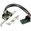KALEA-INFORMATIQUE Mini PCIe MiniPCIe 2 Porte 2,5 Gigabit RJ45 LAN ethernet 10 100 1000 1G 2,5G. Doppio chipset Realtek RTL8125