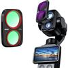 Generic Set di filtri magnetici ND e CPL per DJI Osmo Pocket 4 Pro, Diffusion 1/4 e kit filtro ND2-16-32 regolabile in vetro ottico (CPL)