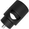Nucelit Morsetto con vite da 1/4 di pollice per treppiedi per fotocamera e telefono, supporto per asta rotonda da 12 mm a 23 mm, supporto multiuso
