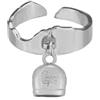 gioielleria Anello campanella capri donna fascia isola in argento 925 regolabile