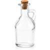 Ingrosso e Risparmio 2 pz Oliera in Vetro con Manico e Tappo in Sughero Bottiglia Olio e Aceto da Cucina Dosatore Condimenti Olio Extra Vergine Contenitore Vetro per Tavola Resistente (S+S - 100ml)