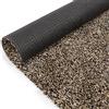 ANRO Tappeto zerbino passatoia per corridoio rivestimento per pavimento passatoia cattura-sporco tappeto pulente venduto a metraggio Dover beige 120x100cm