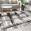 Mazovia Tappeto Moderno - Morbido Pelo Corto - Tappeto da Salotto Oeko-Tex - Tappeto per Ingresso Camera, Da Letto, Cucina, il Soggiorno - Collezione ATENA - Grigio 250 x 350 cm