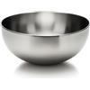 com-four® Insalatiera Ø 29 cm in acciaio inox - grande ciotola da portata alta 12,5 cm - robusta ciotola da 6,5 litri per insalata, frutta, snack e contorni (1 pezzo - Ø 29 cm)