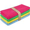 BIOHY Panni in microfibra BiOHY (set di 4) | Sistema a quattro colori per una pulizia perfetta | Ideale per la pulizia di cucina, mobili e sanitari | Particolarmente potente contro tutti i tipi di sporco
