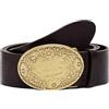 Desigual Pelle cintura Tabasco Leather Belt W95 Brown marrone scuro