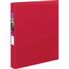 Avery Durable Binder, anelli inclinati da 2,5 cm, capacità 220 fogli, DuraHinge, Rosso (27201)