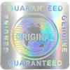 Generic VOID - Adesivi olografici 20 x 20 mm - Ologrammi anti-manomissione Tamper Proof Original Genuine Guaranteed - Sigilli di Garanzia Etichette di Sicurezza Silver, 196 pezzi