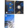 FCP Inter QUADERNONE QUADERNO Inter Internazionale milano 6 pezzi a quadretti 10mm scuola primaria + omaggio portachiave fischietto