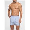 PEROFIL GANGE BOXER PACCO DOPPIO POPELINE PEROFIL 20835 0591 FANTASIA AZZ MEDIA