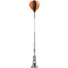 Generic Reflex Punching Bag With Stand | PU acciaio inossidabile tubo suction Cup regolabile altezza 115-160cm | Boxing Target for Teens Adults | Fitness Martial Arts Parent-Child Training