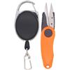 Wilgure Taglierina pieghevole in acciaio inox, forbici da pesca, taglierina per accessori da pesca intrecciati, forbici da pesca