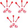 OSALADI Set Gioco 20 Pezzi Palline Appiccicose Rosa in Plastica per Feste Indoor e Miglioramento Abilità Motorie