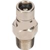 PJFXUIZ 033496-10 Connettore Linea Carburante fuoribordo per Motore Honda Boat 1/4 Npt Maschio Lato Serbatoio ('91 e successivi) Cromato