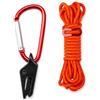 Homyl Clip Esterno per Tenda con Moschettone Corda Struttura Robusta in Policarbonato E Tessuto Maneggevole E Leggero Adatto per Escursioni Campeggio Outdoor