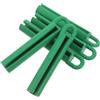 NAMOARLY 5 Pezzi Porta Stecche da Biliardo Antiscivolo in Pvc Verde Morsetto Stabile e Montaggio a Parete e Funzionalità Versatile per Stecche Grandi e Piccole a Casa o Tavolo da Biliardo