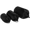 ibasenice Sacchi Compressione per Giacche e Abbigliamento 3 Pezzi Oxford 600d Resistente Strappi per Campeggio e Avventure Outdoor