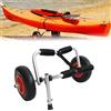 Generic Carrello portatile per kayak, leggero e resistente, per il trasporto di canoe e paddle su tutti i terreni, facile da piegare e trasportare per avventure all'aria aperta
