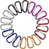 Gimars 18pcs 6cm Moschettoni Portachiavi Piccoli Colorati in Lega di Alluminio con Chiusura a Molla per Campeggio Auto Pesca Escursionismo Trekking Viaggi