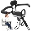 Generico Bike Seat For Kids| Adjustable With Safety Arm , Bike Mounted Child Seat