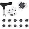 Generic Set di scarpe da golf | Rubber & PP, 2 cm Spikes, Inner Diameter Puller 9