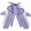 GETAJGHSD Guanti da Golf da Donna Antiscivolo in Pu e Tessuto, Design Elegante e Flessibile, per Accessori Sportivi e Diverse Occasioni Outdoor, 1 Paio