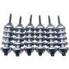 Generico Kit 6 Piombi da Pesca Piombo PASTURATORE Method Inline Carp Carpa Pesca a Fondo Lago Fiume Mare Carpfishing Surfcasting Feeder PM Fishing 65-85-100-130gr (65gr 6pz)