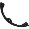 VICASKY Striscia di Protezione per Snowboard e Skateboard in Pbt Nero Protezione Antiurto e Installazione Facile, Design a Arco Arrotondato per Accessori Sportivi