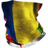 Generic Copricapo Colombian Colombia Flag Zimbabwean Flag Morbido Coprifaccia Unisex Headwear per Bici attività All'Aperto Ciclismo 2 Pezzi