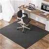 Generico Tappetino di Protezione del Pavimento, Antiscivolo Tappetini di Protezione del Pavimento Tappeto da Gioco per Sedie da Ufficio, Parquet Sottofondo per Sedia da Scrivania,Dark Gray,150X180cm