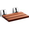 Lineabeta Sedile Doccia, Serie Scagni, Modello 54720, Inox e Legno