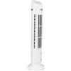 Fabater Ventilatore a Torre, Ventilatore Oscillante, Ventilatore Senza Pale, Ventilatore da Tavolo USB con Luce per L'Ufficio della Camera da Letto di Casa (White)
