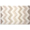 BIANCHERIAWEB Tappeto Casa Bagno Cotone Spugna Morbida Antiscivolo Tono su Tono Corner 60x130 Naturale
