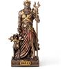 Veronese Design Statuetta in miniatura degli dei greci (ades, bronzo)